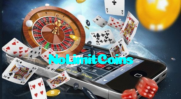 NoLimitCoins casino presented on mobile device in Pakistan with slots and live games